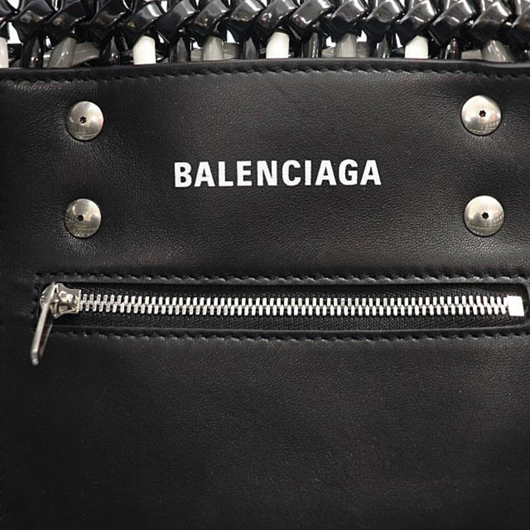 Balenciaga(バレンシアガ)のバレンシアガ BISTRO XS ビストロ バスケット カゴ バッグ 黒 ■ レディースのバッグ(かごバッグ/ストローバッグ)の商品写真