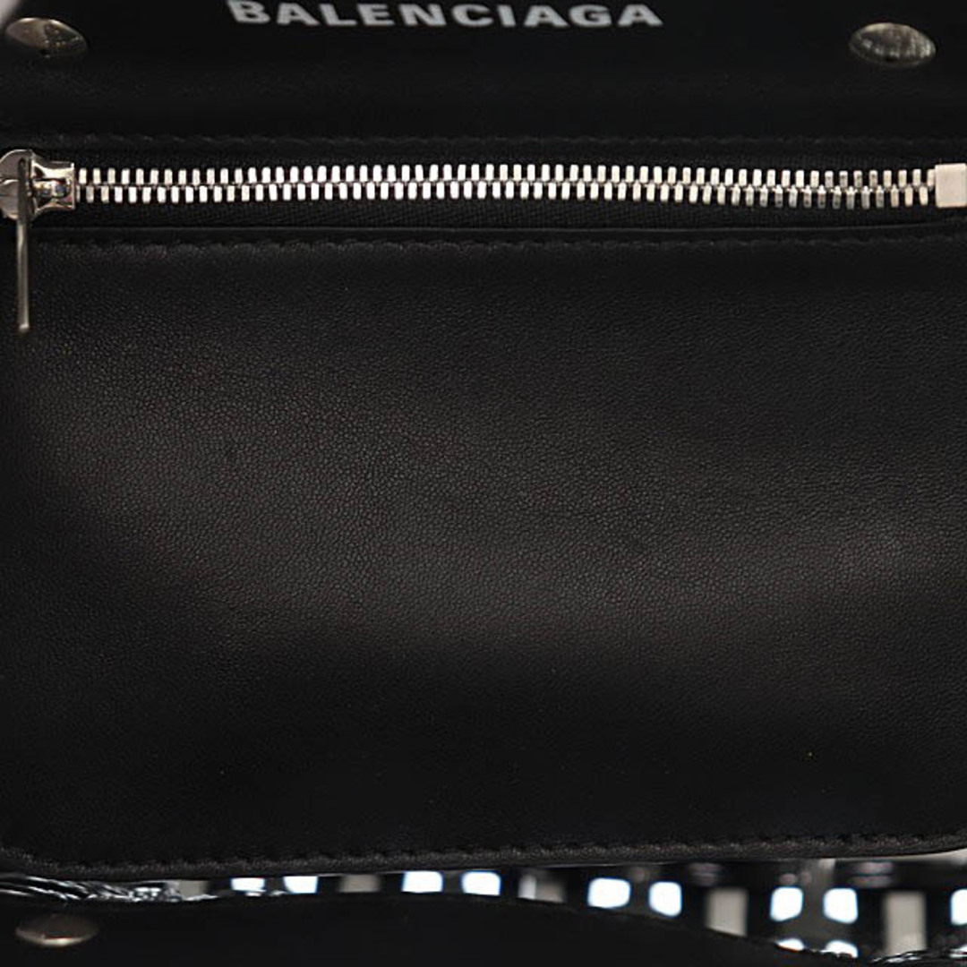 Balenciaga(バレンシアガ)のバレンシアガ BISTRO XS ビストロ バスケット カゴ バッグ 黒 ■ レディースのバッグ(かごバッグ/ストローバッグ)の商品写真