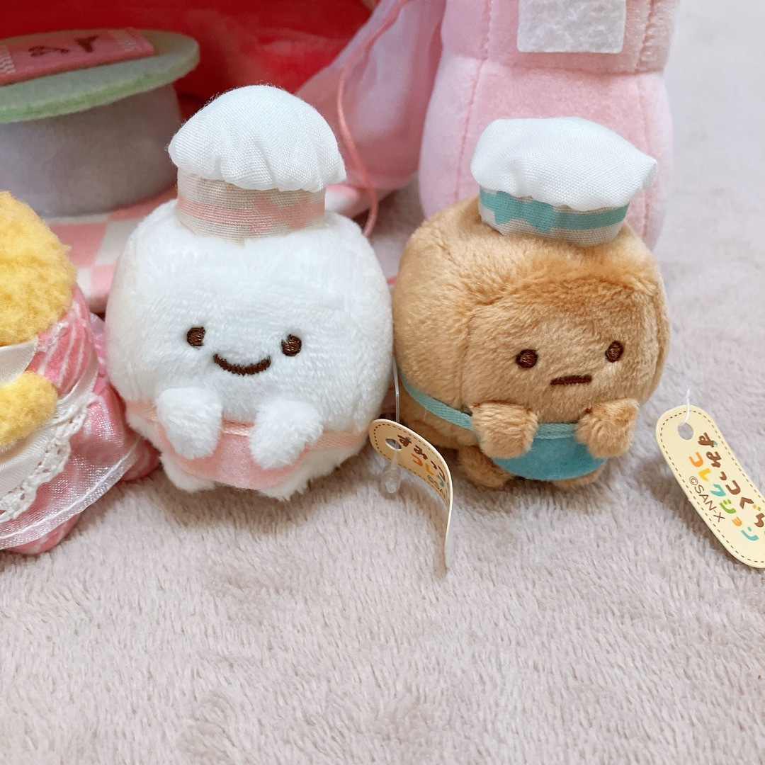 美品❤︎すみっコ　しっぽズダイナー　えび　あじ　ぬいぐるみセット 2