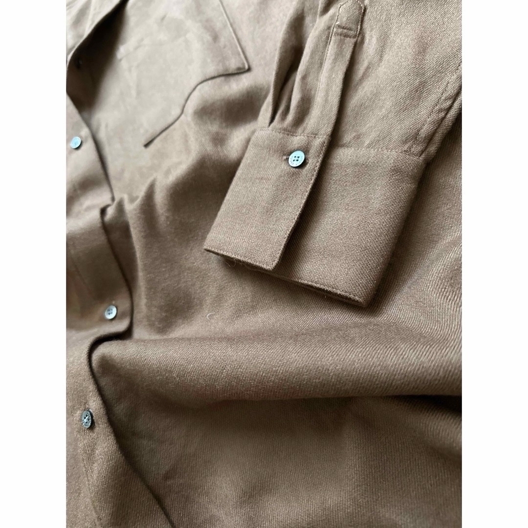 DEUXIEME CLASSE - UPPER HIGHTS 『the shirt』brown woolシャツの通販 ...