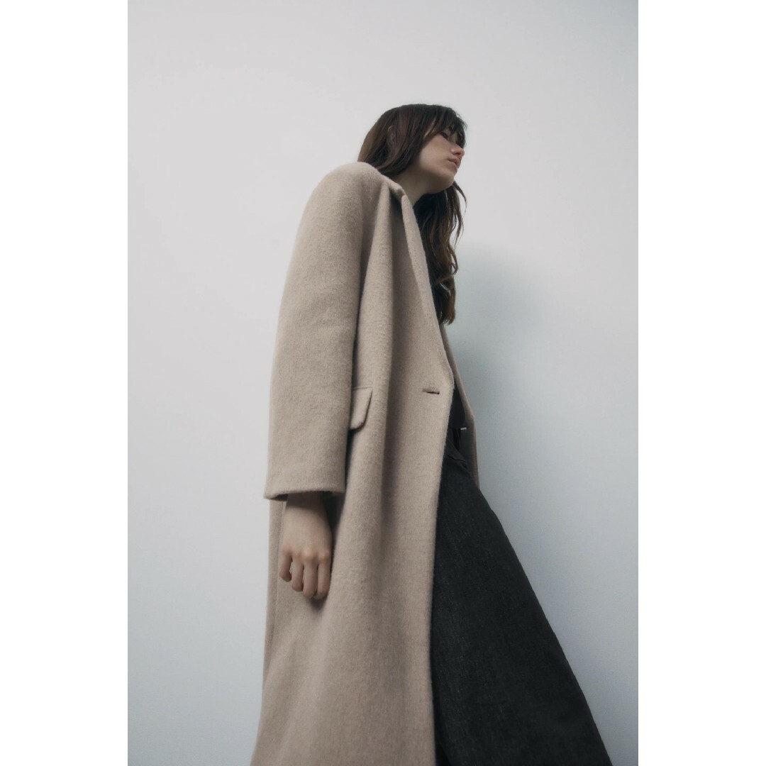 ZARA - ZARA ウール混コート Lサイズの通販 by dress_me_up's shop