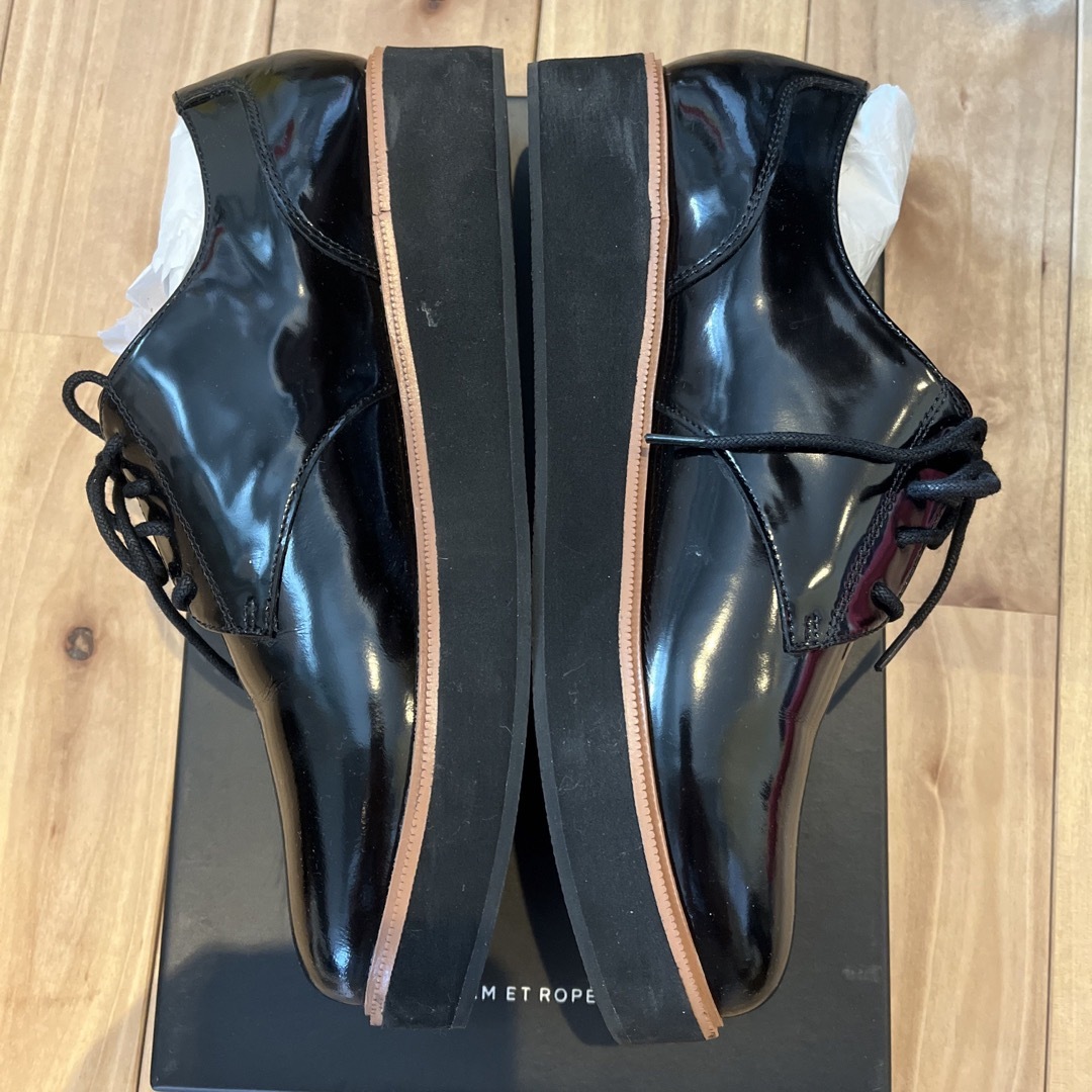 AER ADAM ET ROPE(アダムエロペ)のADAMETROPE厚底ドレスシューズ レディースの靴/シューズ(ローファー/革靴)の商品写真