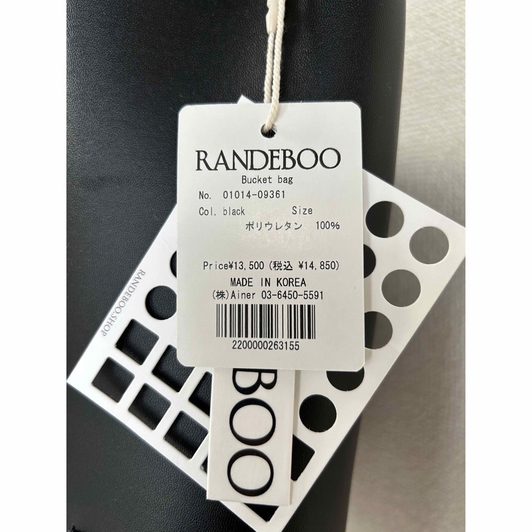 RANDEBOO(ランデブー)のRANDEBOO バケットバッグ ブラック レディースのバッグ(トートバッグ)の商品写真