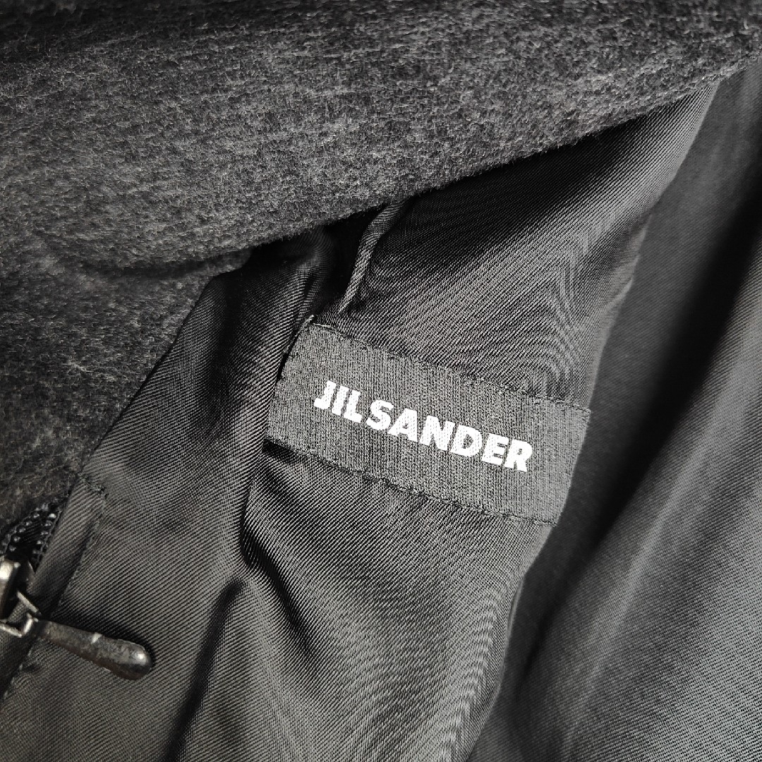 Jil Sander(ジルサンダー)の【JIL SANDER】ジルサンダー カシミヤ ウールチェスターコート メンズのジャケット/アウター(チェスターコート)の商品写真