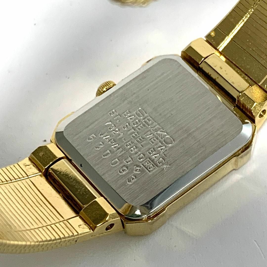 SEIKO(セイコー)の677 SEIKO セイコー レディース 腕時計 電池交換済 レトロ ゴールド レディースのファッション小物(腕時計)の商品写真