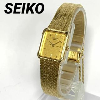 セイコー(SEIKO)の677 SEIKO セイコー レディース 腕時計 電池交換済 レトロ ゴールド(腕時計)