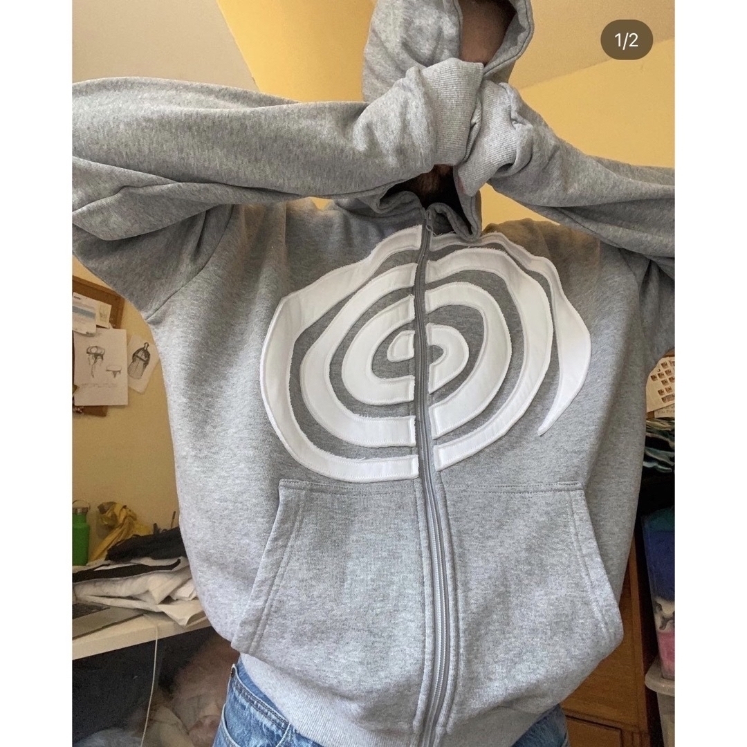 Ed curtis spiral hoodieパーカー