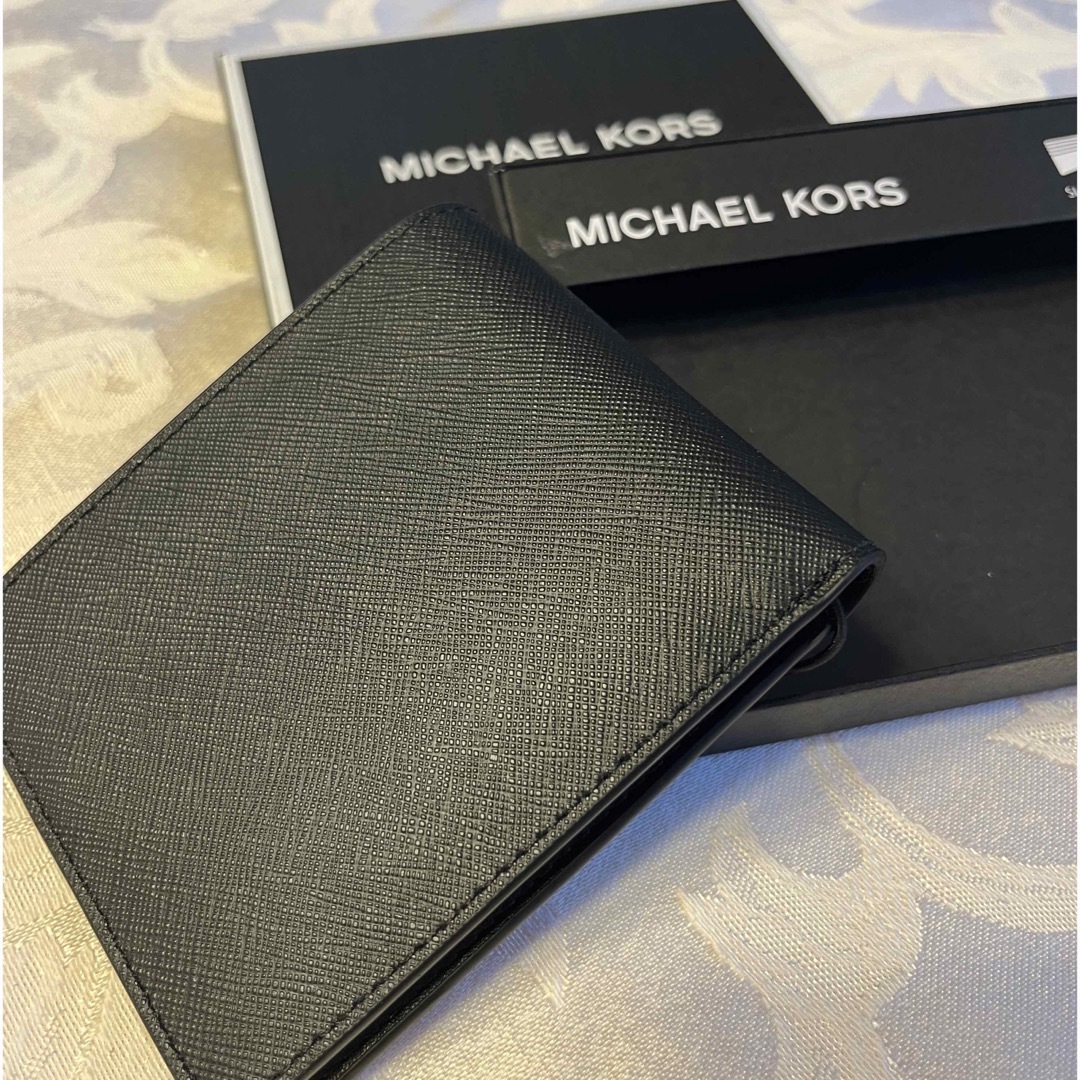 新品Michael Kors マイケルコース メンズ二つ折り財布
