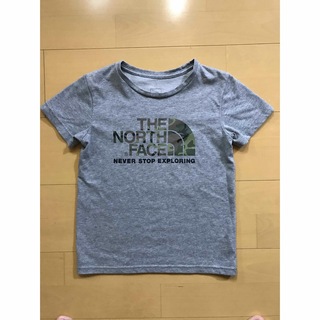 ザノースフェイス(THE NORTH FACE)のノースフェイス　Tシャツ　120 グレー　迷彩(Tシャツ/カットソー)