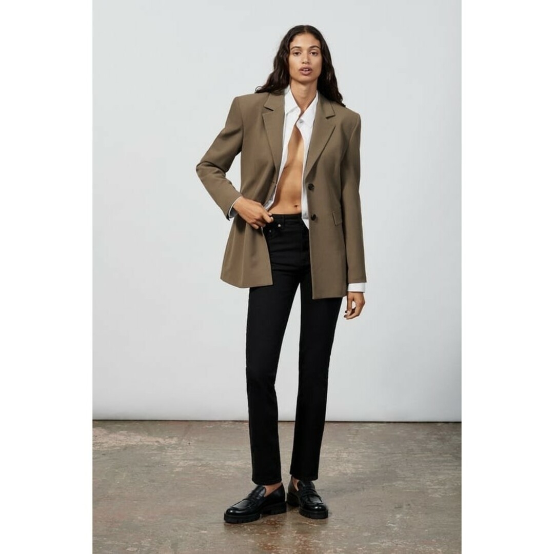 ZARA　ショルダーパッド フィット ブレザー　Sサイズ