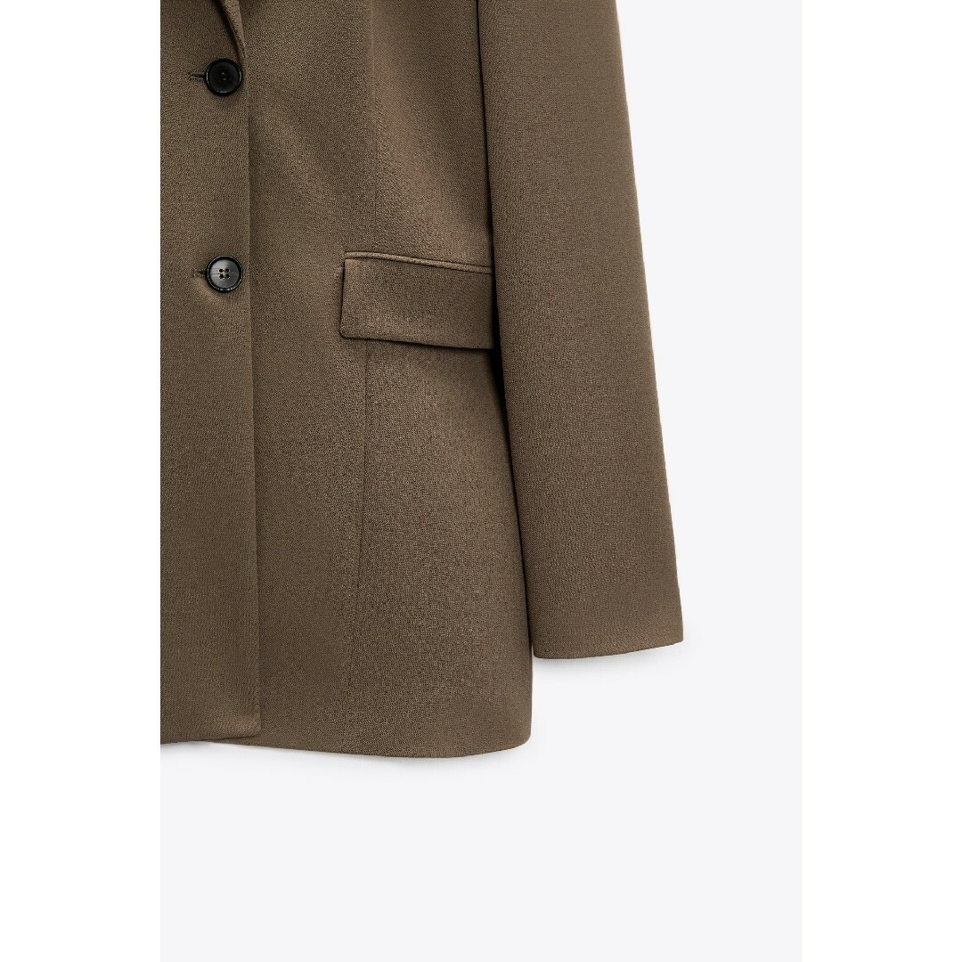 ZARA - ZARA ショルダーパッド フィット ブレザー Sサイズの通販 ZARA - ZARA ショルダーパッド フィット ブレザー Sサイズの通販