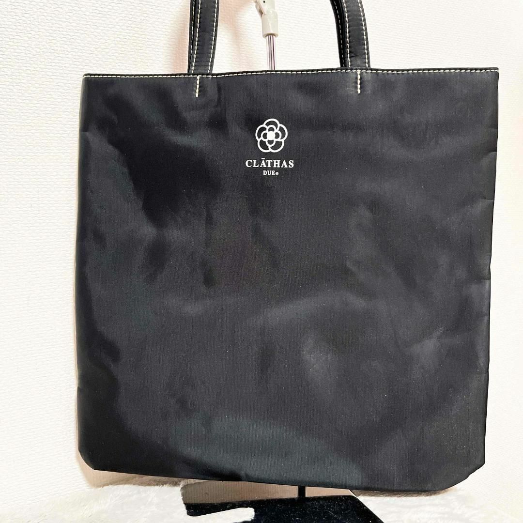 美品✨CLATHAS クレイサスハンドバッグ/トートバッグブラック黒