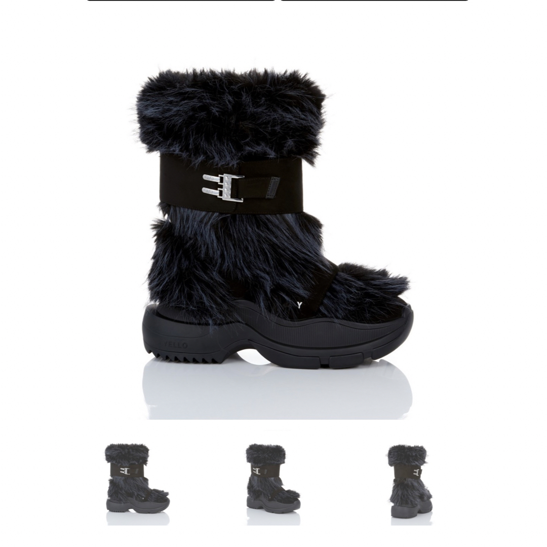 Yellow boots - yello NIGHT'S WATCH SHORT BOOTS ファーブーツ Yellow boots - yello NIGHT'S WATCH SHORT BOOTS ファーブーツ