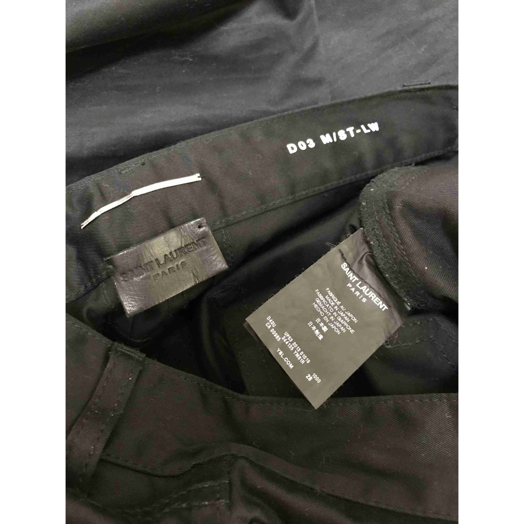 国内正規 Saint Laurent サンローランパリ コットンパンツ 国内正規 Saint Laurent サンローランパリ コットンパンツ