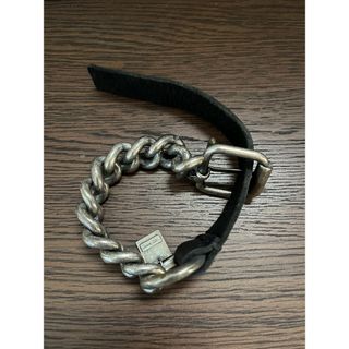 GOTI チェーンレザーブレスレット(ブレスレット)