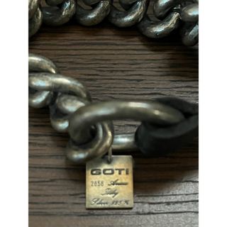 GOTI チェーンレザーブレスレットの通販 by ばばばっちょ's shop｜ラクマ