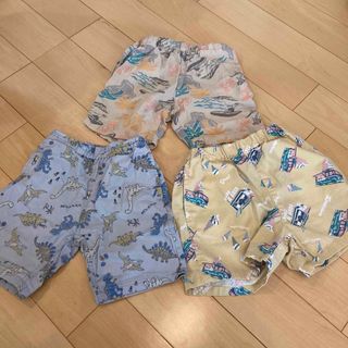 ブリーズ(BREEZE)の中古　キッズ　ボトム　100cm breeze moujonjon 3枚(パンツ/スパッツ)