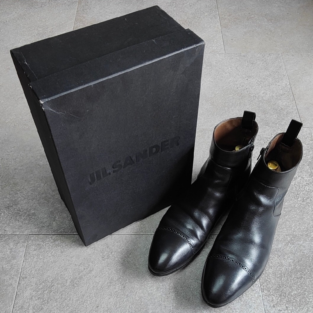 【JIL SANDER】ジルサンダー ジップアップ デザインブーツ | フリマアプリ ラクマ