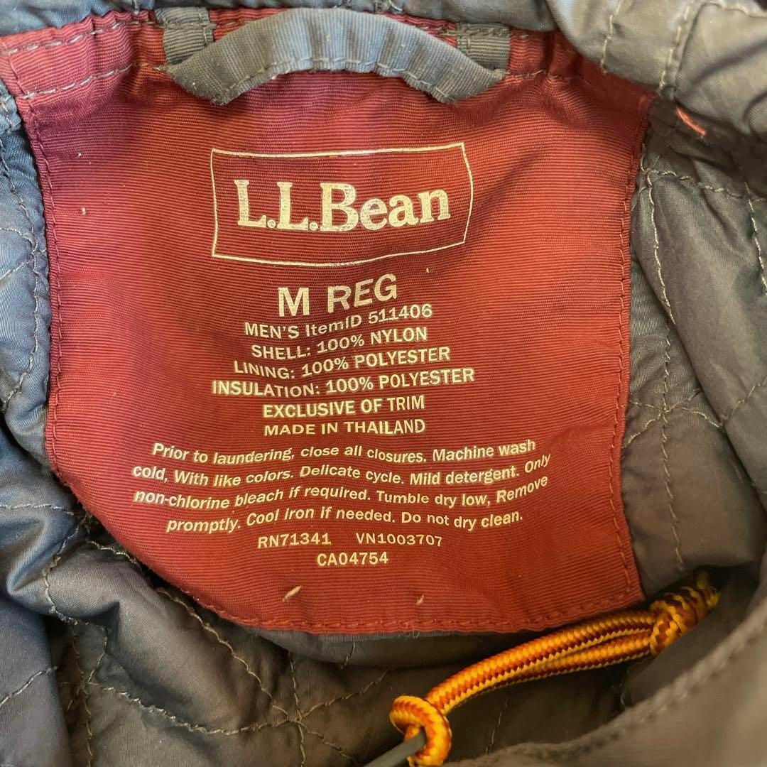 LLBEAN　ナイロンプルオーバージャケット　マルチカラー　サイズＭ　メンズ古着