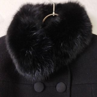 TO BE CHIC - トゥービーシック フォックスファーコート ギャザー