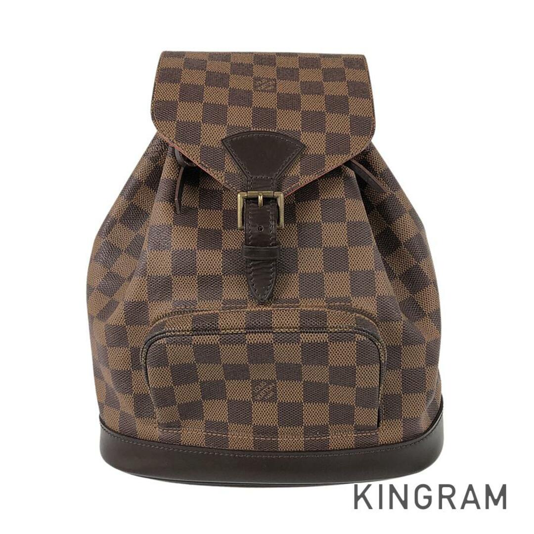 ルイヴィトン LOUIS VUITTON モンスリMM SPオーダー ダミエ バックパック カバン リュックサック ダミエキャンバス ブラウン