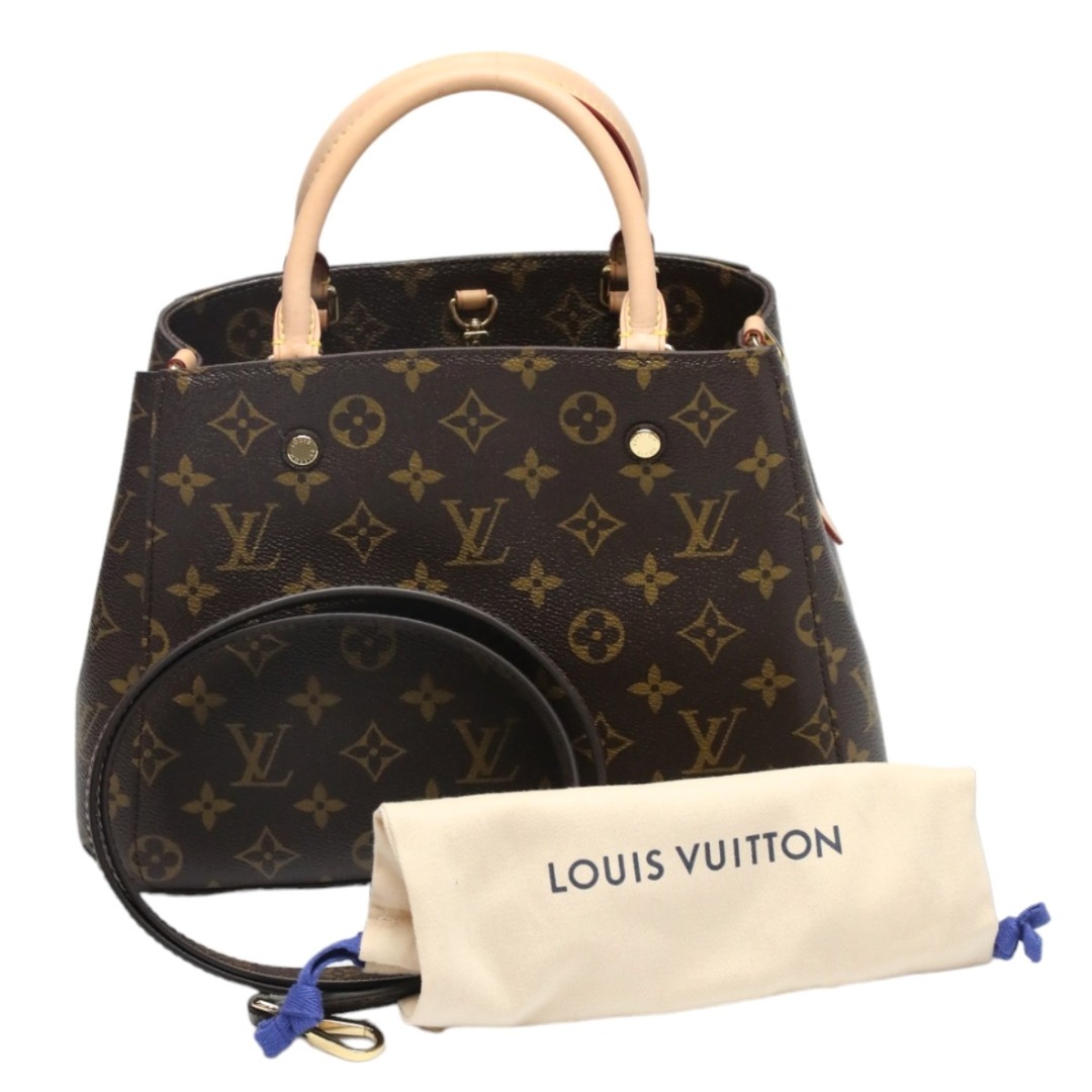 LOUIS VUITTON - ルイヴィトン M41055 ショルダーバッグ ブラウン  LOUIS VUITTON ハンドバッグ モノグラム