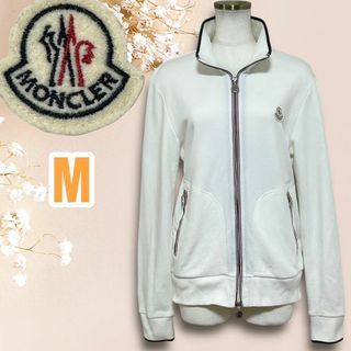 モンクレール Ｍ MAGLIA CARDIGAN カーディガン ワッペン ジップ-