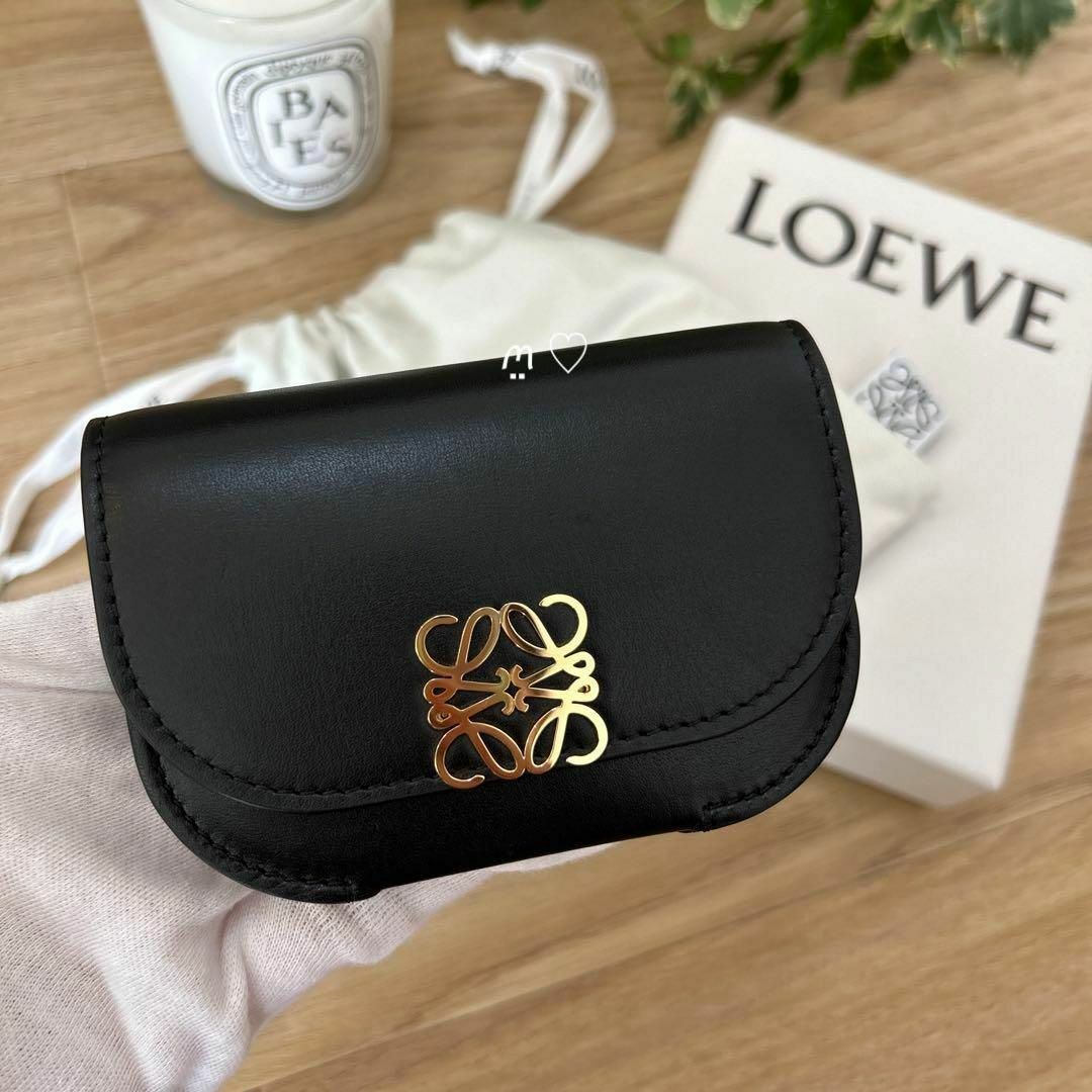 LOEWE　ロエベ　ゴヤ　コインカードケース　アナグラムミニ財布　カードホルダー