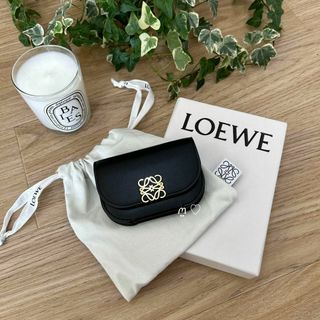 未使用✨LOEWE ゴヤ カードホルダー カーキ アナグラム 付属品セット