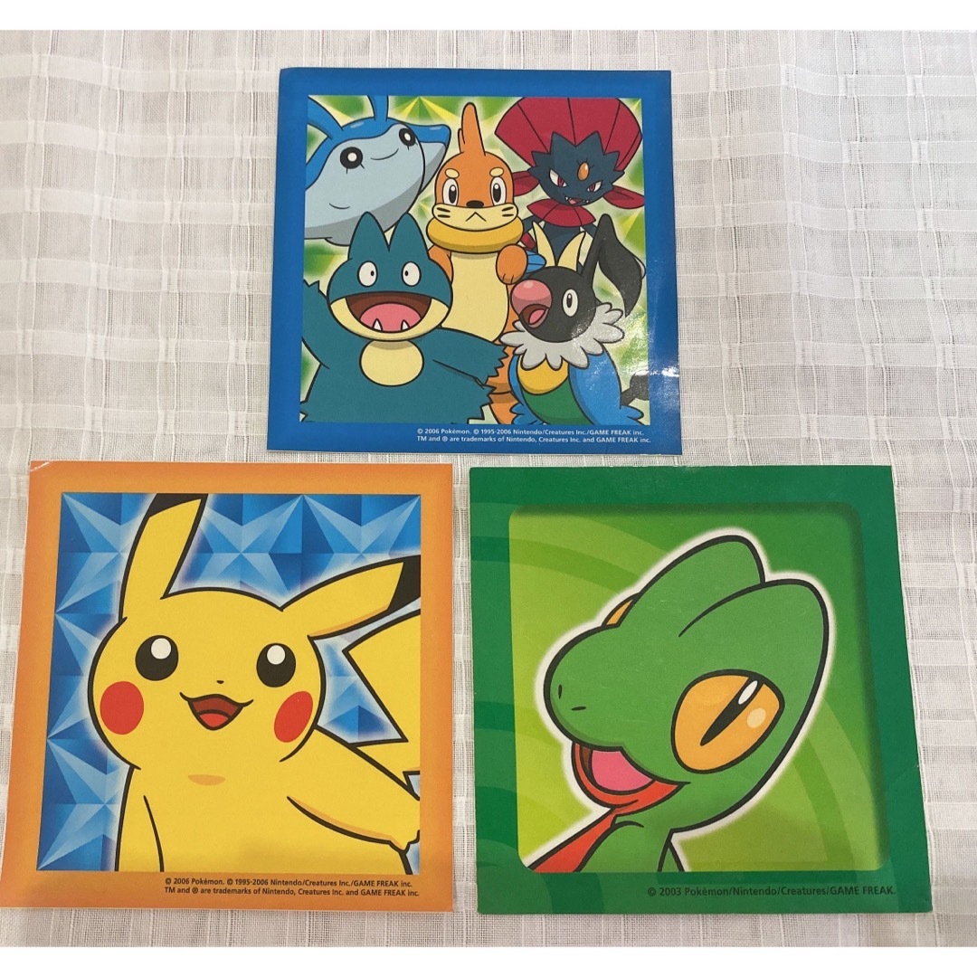 ポケモン(ポケモン)のポケモンシール3枚セット エンタメ/ホビーのアニメグッズ(その他)の商品写真