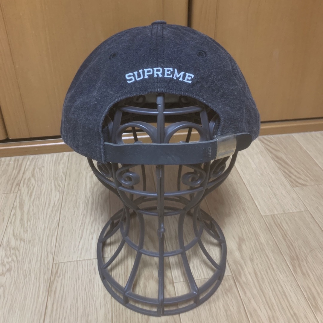 Supreme(シュプリーム)のSupreme Washed Denim SLogo 6-Panel Black メンズの帽子(キャップ)の商品写真