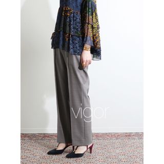 IENA LA BOUCLE - IENA LA BOUCLE パンツ グレーの通販 by vigor's