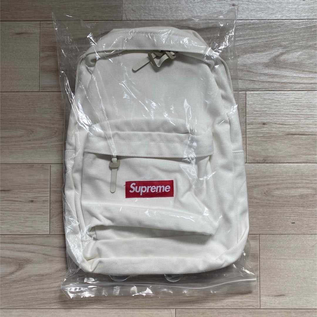 Supreme Canvas Backpack white