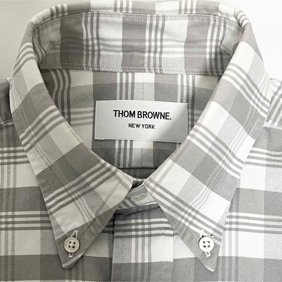 THOM BROWNE - THOM BROWNE. トムブラウン チェック柄オックスフォード ...