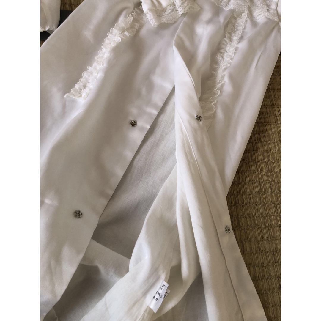ベビードレス　セレモニードレス　50cm 日本製 キッズ/ベビー/マタニティのベビー服(~85cm)(セレモニードレス/スーツ)の商品写真