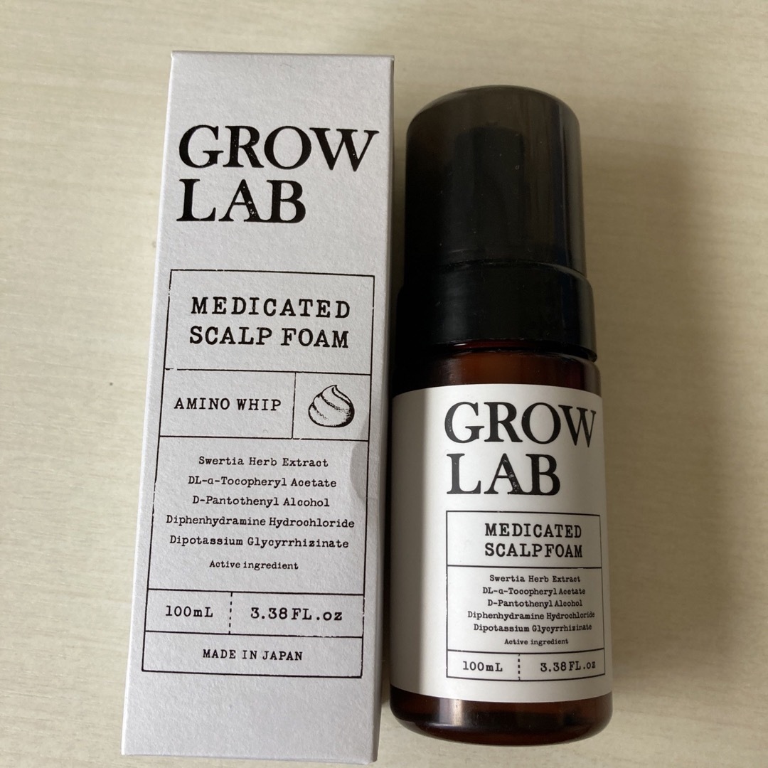 GROW LAB メディケイテッドスカルプフォーム 100ml