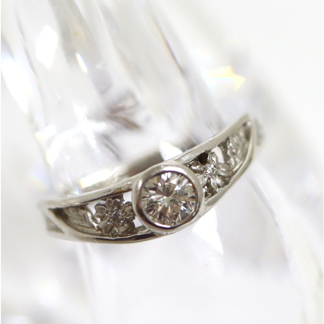 池田店０７２－７６２－０２１５Pt950 ダイヤモンド･リング D:0.336ct /kt08252ik