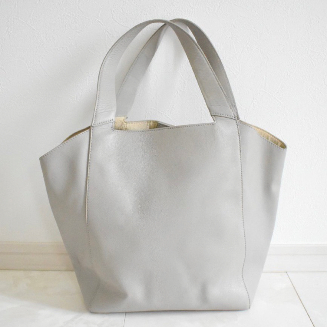 FURLA フルラ トートバッグ グレー レザー