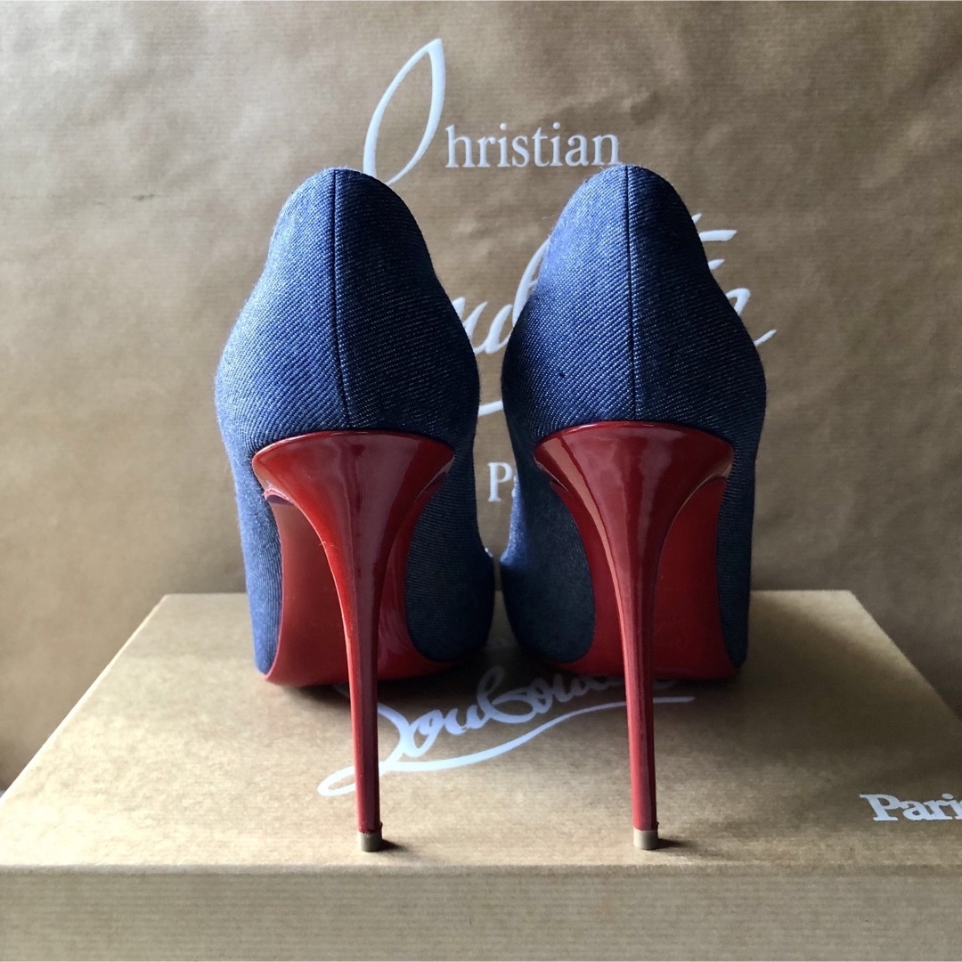 Christian Louboutin デニムパンプス