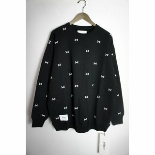 新品22AW WTAPSダブルタップス クロスボーン 裏起毛スウェット922N△-