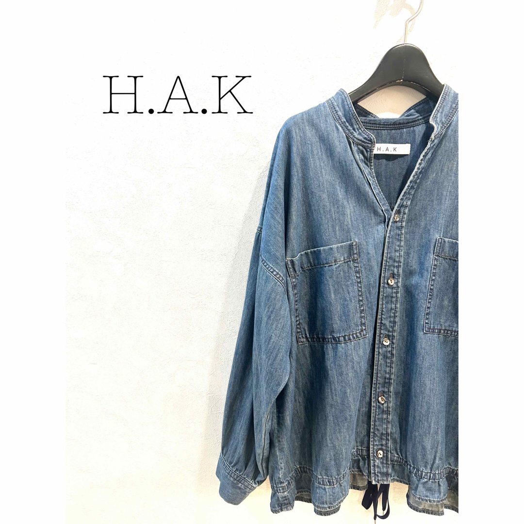 H.A.K(ハク)のH.A.K☆デニム ブラウス レディースのトップス(シャツ/ブラウス(長袖/七分))の商品写真