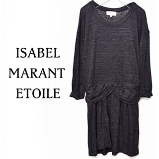 イザベルマラン(Isabel Marant)のISABEL MARANT ETOILE【美品】ビスコース ウール ワンピース(ひざ丈ワンピース)