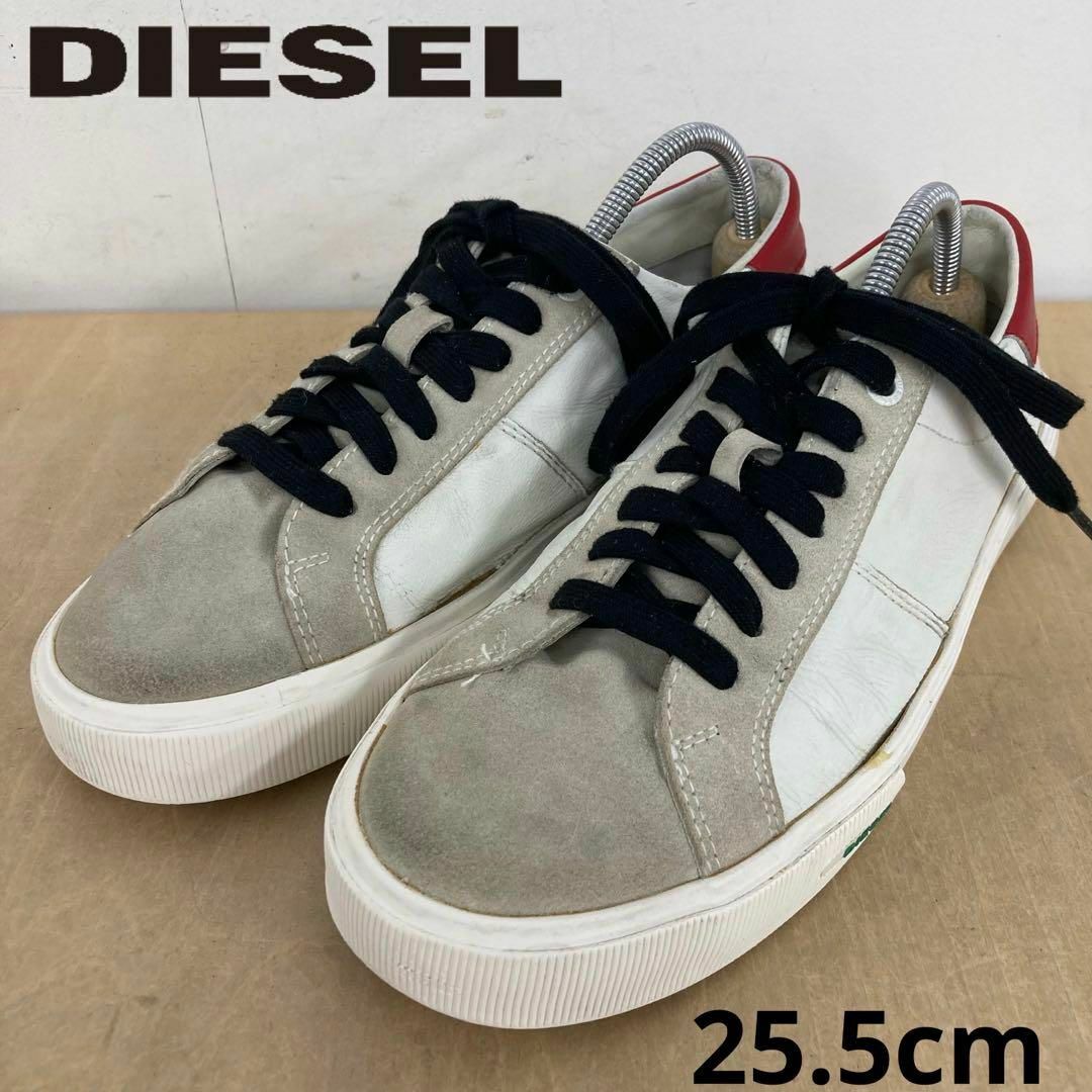 DIESEL(ディーゼル)のDIESEL S-MYDORI LC ローカット エイジング加工 25.5cm メンズの靴/シューズ(スニーカー)の商品写真