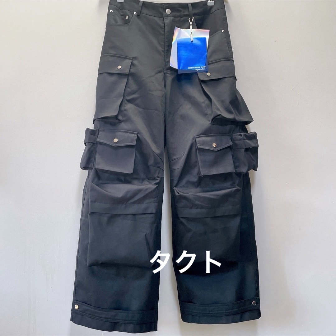 TRENDYWU マルチポケットカーゴパンツ 新品 の通販 by タクト TRENDYWU マルチポケットカーゴパンツ 新品 の通販 by タクト
