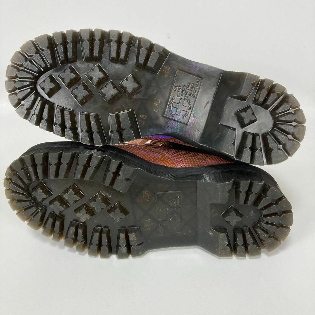【未使用級】Dr.Martens MOLLY 6ホール 厚底 ブーツ レインボー