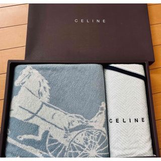 セリーヌ(celine)のCELINE セリーヌ⭐️バス・フェイスタオル⭐️馬車柄(タオル/バス用品)