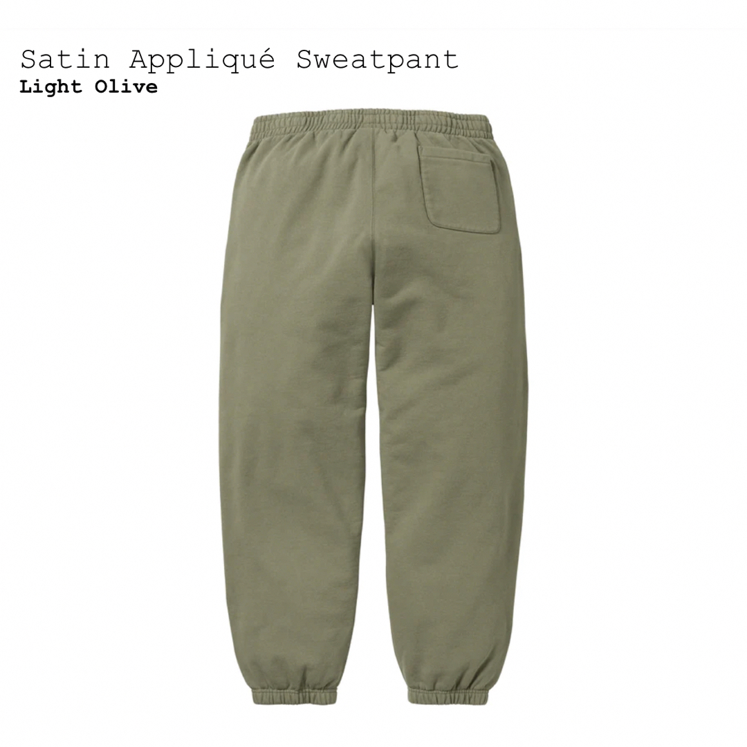 Supreme Satin Applique Sweatpant aw