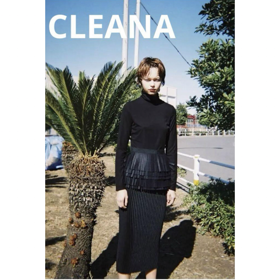 【CLEANA】クリーナ　プリーツスカート　cleana 黒