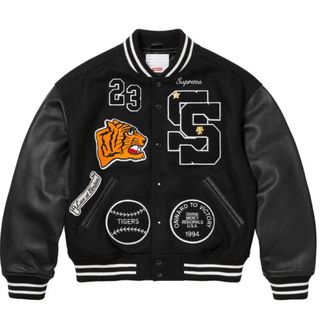 Supreme - 19ss Supreme Leather varsity Jacket Mの通販 by Supreme ...