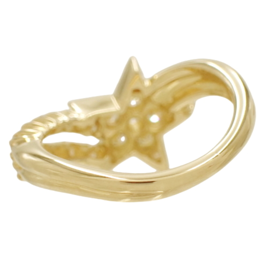 STAR JEWELRY(スタージュエリー)のSTAR JEWELRY(スタージュエリー) スター ダイヤモンド リング 指輪 アクセサリー ジュエリー 星型 K18 イエローゴールド YG  ゴールド金 レディース 6.5(46.5)号 40900039661【中古】【アラモード】 レディースのアクセサリー(リング(指輪))の商品写真